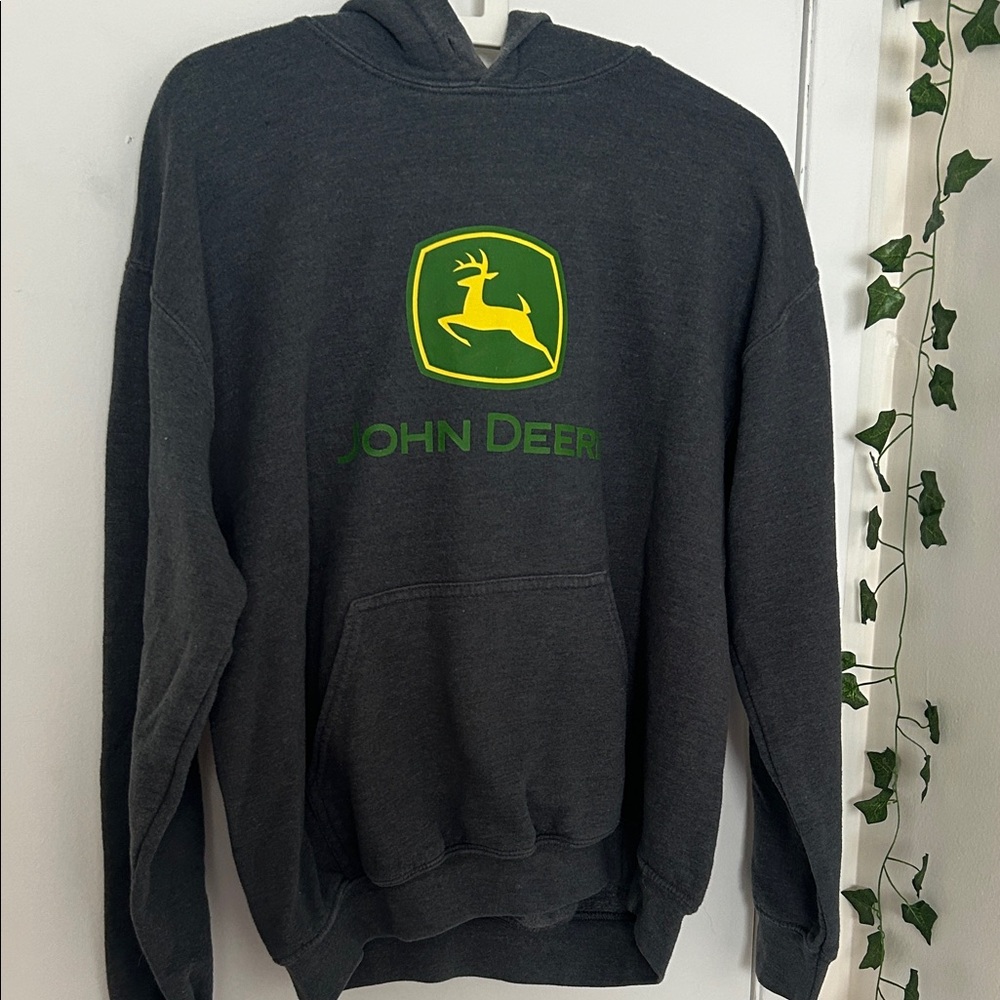 John Deere Black Hoodie